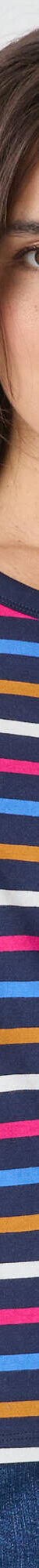 T-shirt rayé manches courtes, brodé "cœur" doré (marine / multicolore) T-shirt rayé manches courtes, brodé "cœur" doré (marine / multicolore)